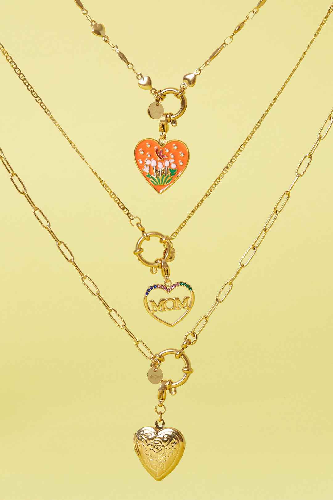 Sieraden bedel hart hanger mom DIY