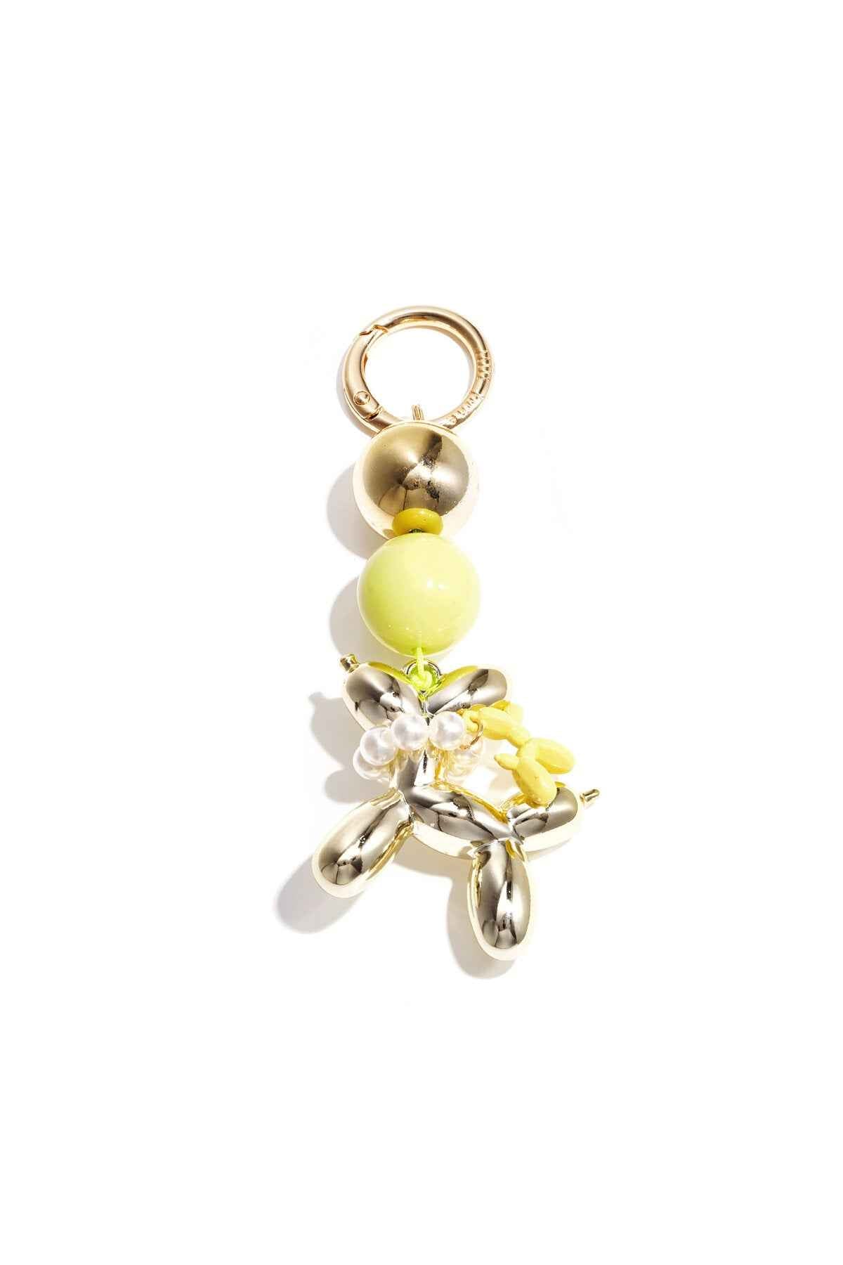Schattige ballonhond sleutelhanger