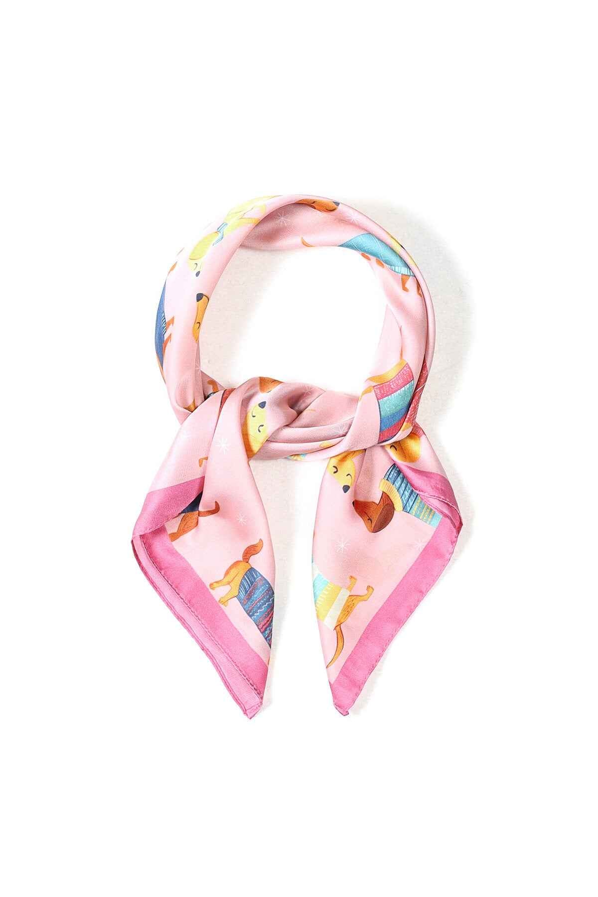 Zomersjaals met dierenprint, casual, polyester, dagelijkse accessoires