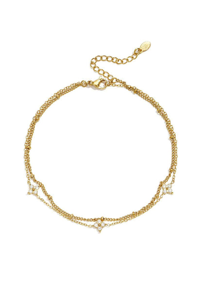 Enkelbandjes van roestvrij staal, Star Simple Daily Simple Series, damessieraden