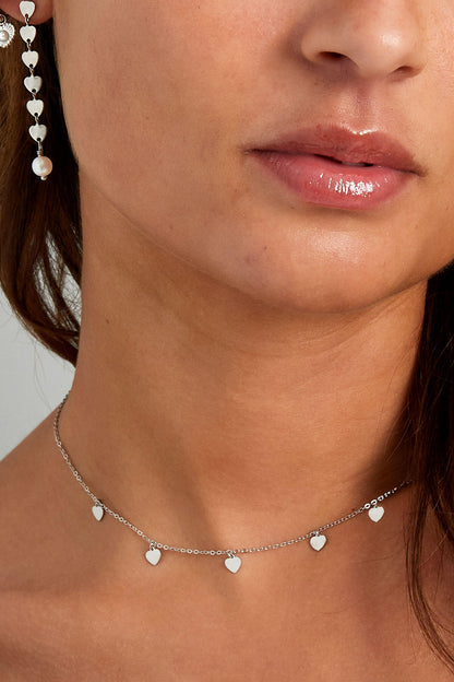 Elegant Heart Chain Necklace for Daily Wear