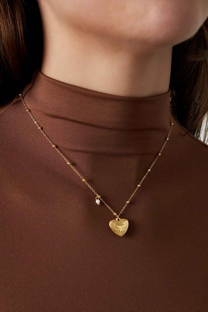 Elegant Heart Pendant Necklace for Daily Wear