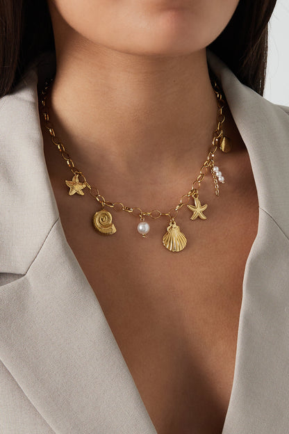 Elegant Oceanic Style Pendant Necklace for Women