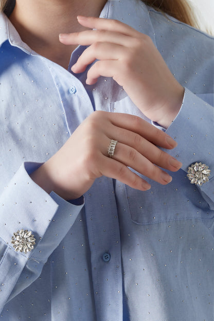 Elegant Silver Cufflinks for Dapper Gentlemen