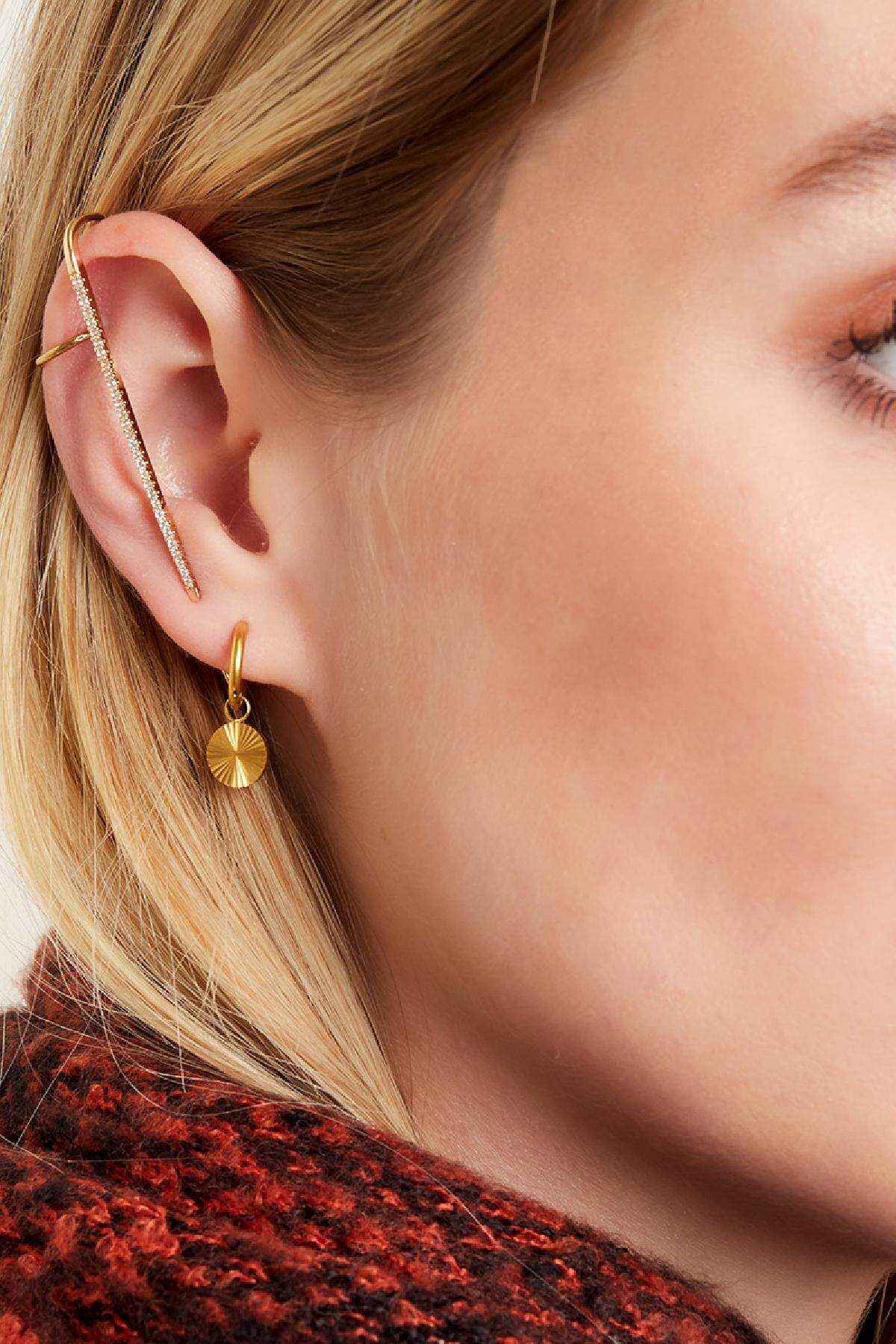 Elegant Drop Earrings in Silver and Gold