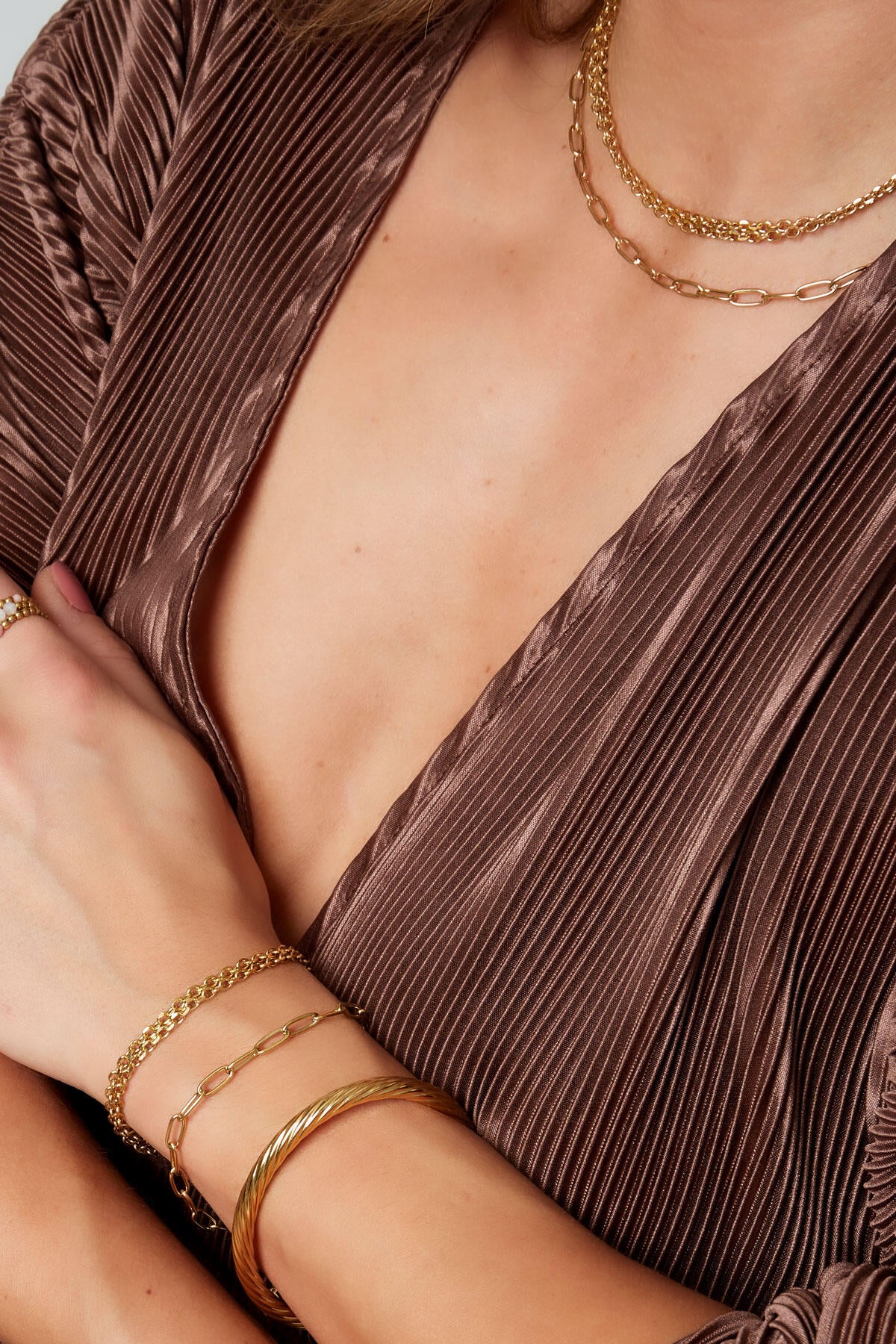 Schakelarmband basic Stainless Steel