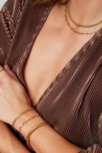 Schakelarmband basic Stainless Steel