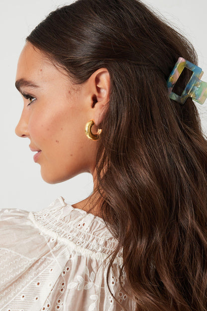 Stylish Stainless Steel Hoop Earrings - All Fit, Daily Wear