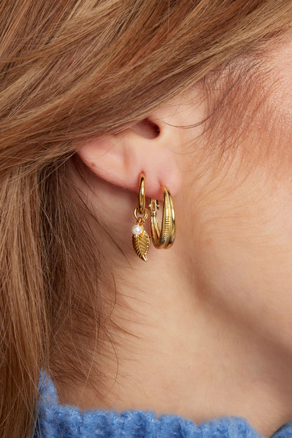 Elegant 14K Gold Plated Fruit Drop Earrings