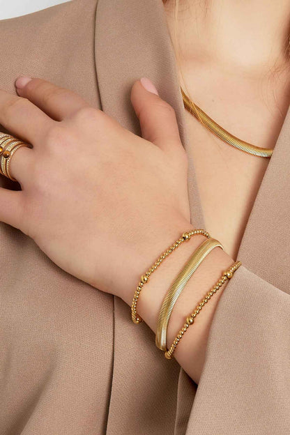 Elegant Stainless Steel Chain Bracelets for Everyday Glam