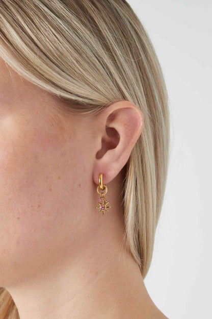 Elegant Pink & Silver Drop Earrings for Timeless Style