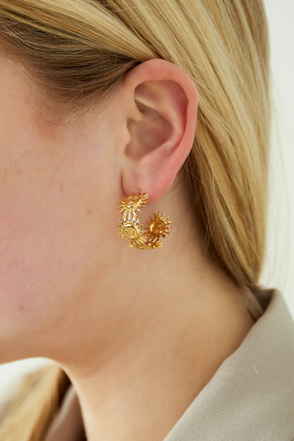 Stylish Stainless Steel Hoop Earrings for Everyday Glam