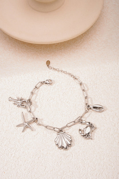 Elegant Charm Bracelets in Silver & Gold