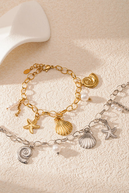 Elegant Oceanic Charm Bracelet for Spring/Summer