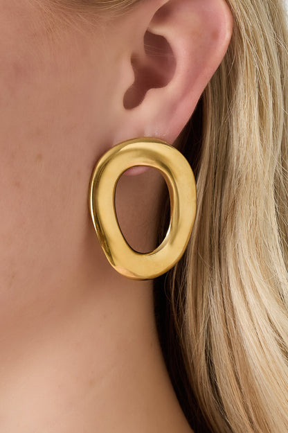Elegant Stainless Steel Stud Earrings for Daily Wear