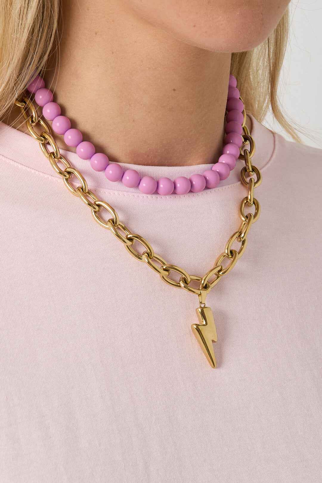 Stylish Stainless Steel Irregular Pendant Necklace