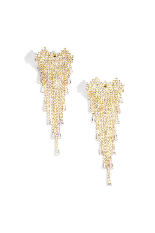 Elegant Zircon Party Earrings - Luxurious Statement Accessory