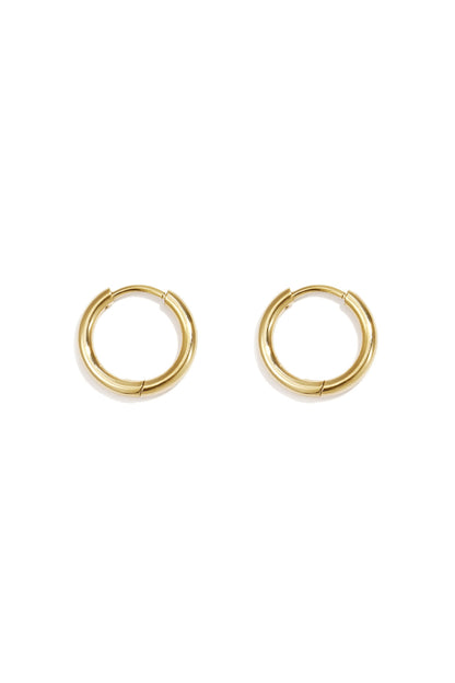 Stylish Stainless Steel Hoop Earrings for Everyday Wear