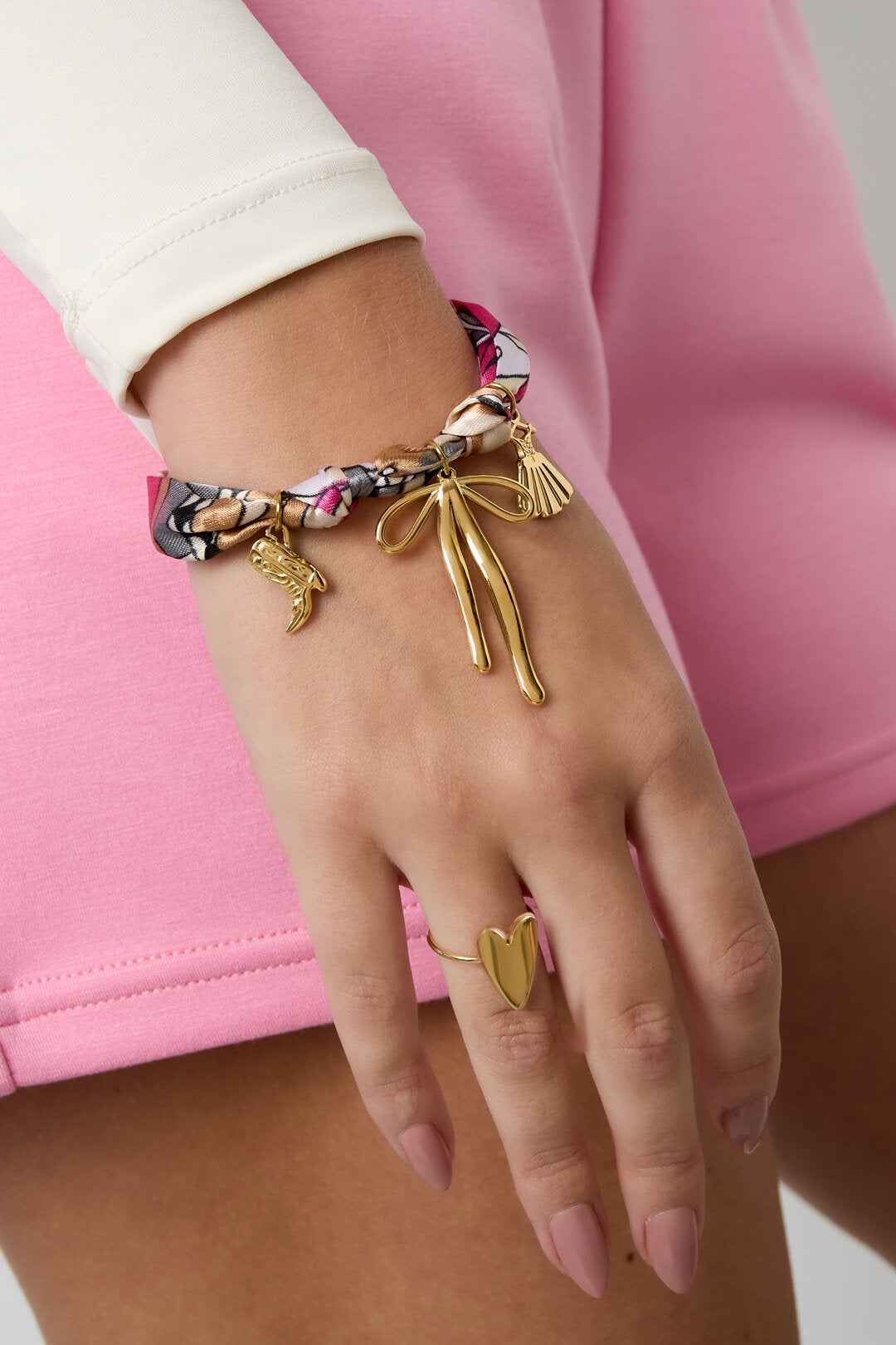 Elegant Gold Braided Bracelet for Women