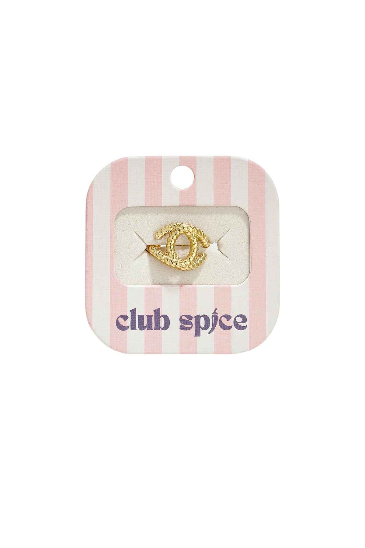 Opvallende ringen van roestvrij staal uit de Casual Daily Simple-serie voor dames.