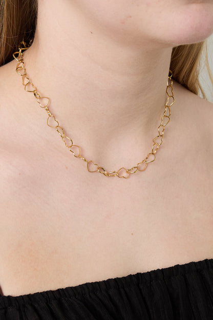 Elegant 304S Steel Chain Necklace for Daily Wear