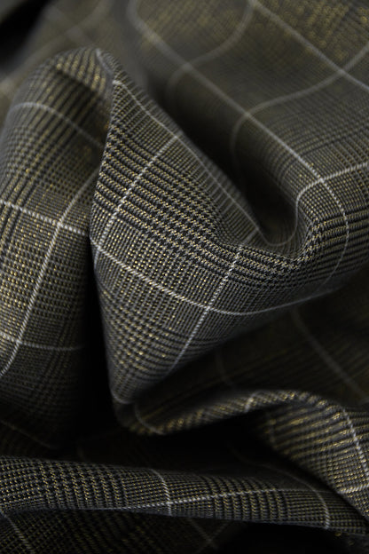 Elegant Checkered Ladies' Suit Set for Fall/Winter