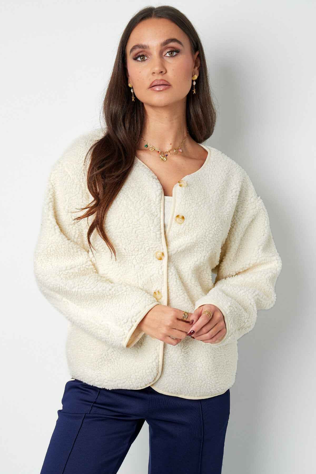 Elegant Fall/Winter Woven Jacket - Comfort & Style