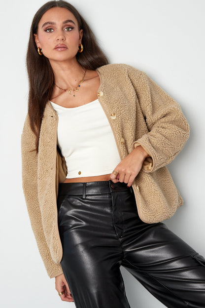 Elegant Fall/Winter Woven Jacket - Comfort & Style