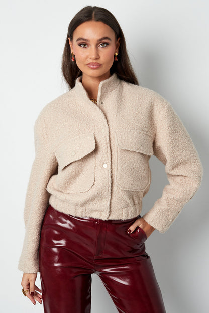 Stylish Fall/Winter Woven Jacket for Women
