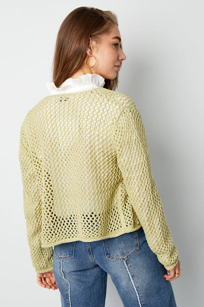 Soft Polyester Knit Cardigan for Cozy Style