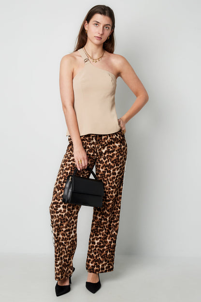 Stylish Sleeveless Top in Pink, Green & Beige - Comfort Meets Fashion