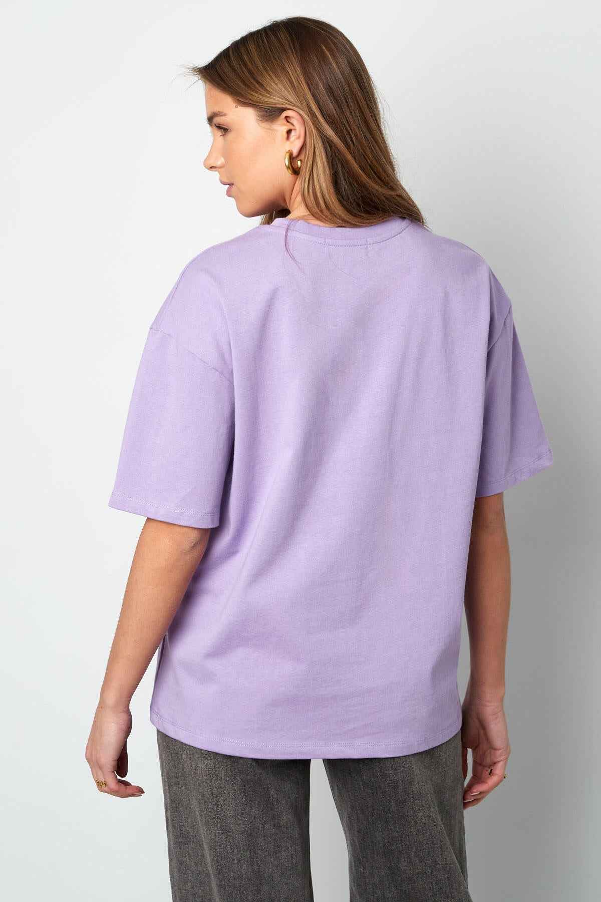Soft Cotton Purple & Blue T-Shirts for Women