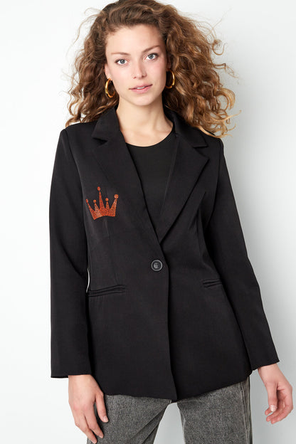 Elegant Black Ladies' Suit Set for All Occasions