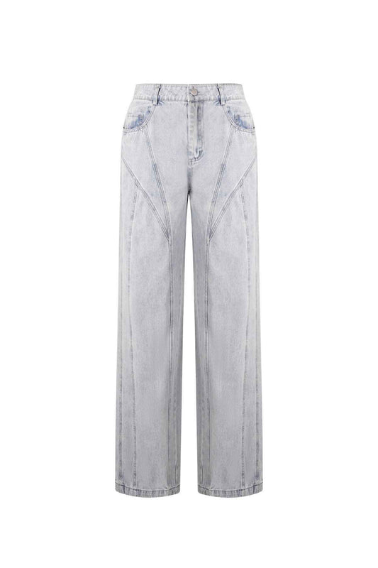 Comfortable Light Indigo Denim Pants for All Fits