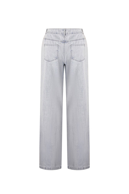 Comfortable Light Indigo Denim Pants for All Fits