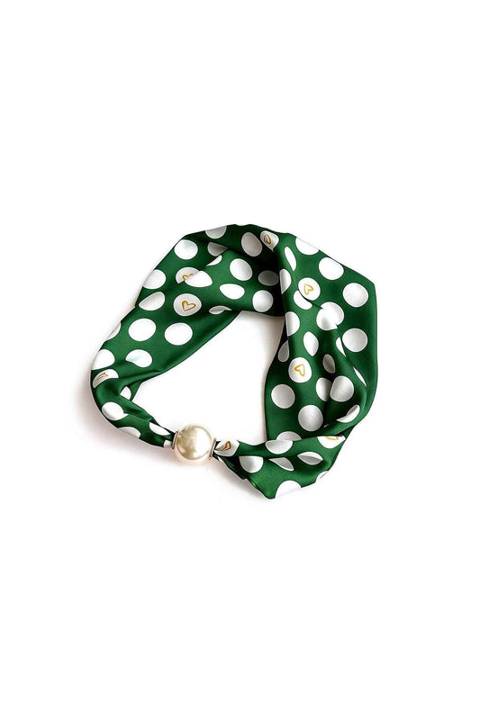Zomersjaals met stippen, casual, polyester, dagelijkse accessoires