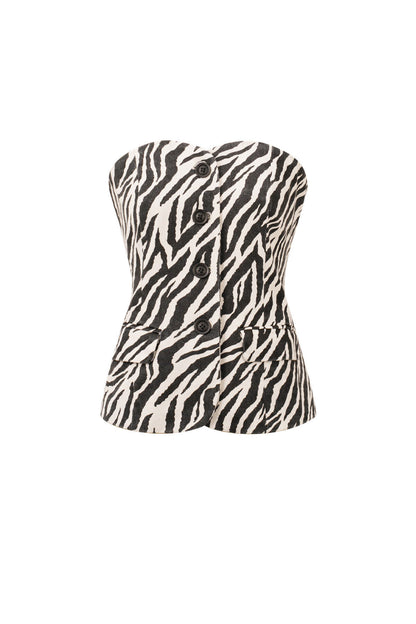 Elegant Black Sleeveless Cotton Top for Women