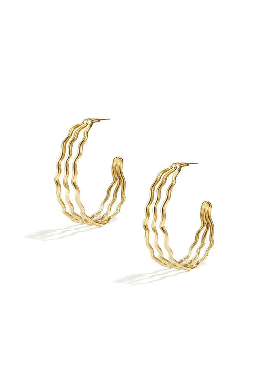 Stylish Stainless Steel Hoop Earrings for Everyday Glam