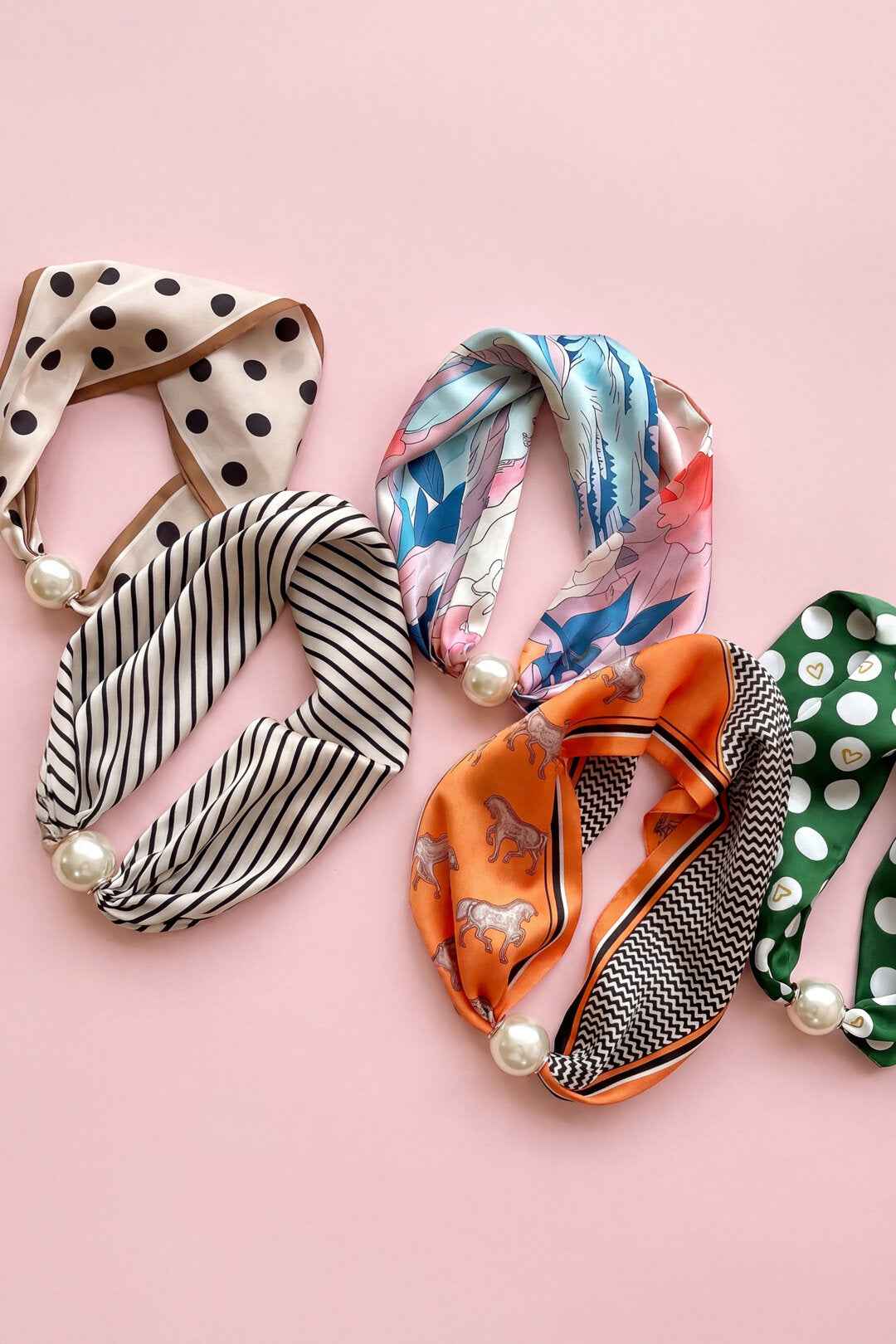 Zomersjaals in diverse kleuren, casual, polyester, dagelijkse accessoires