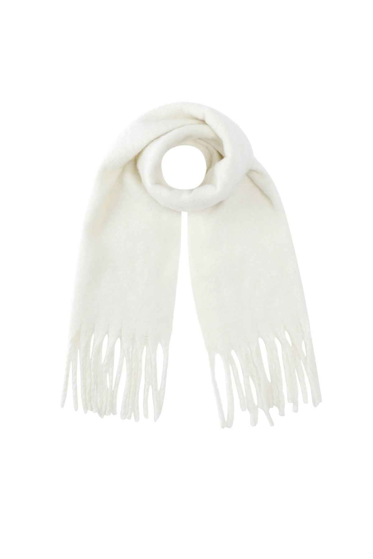 Kleurrijke winter sjaal