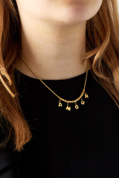 Stylish Letter Pendant Necklace for Everyday Elegance