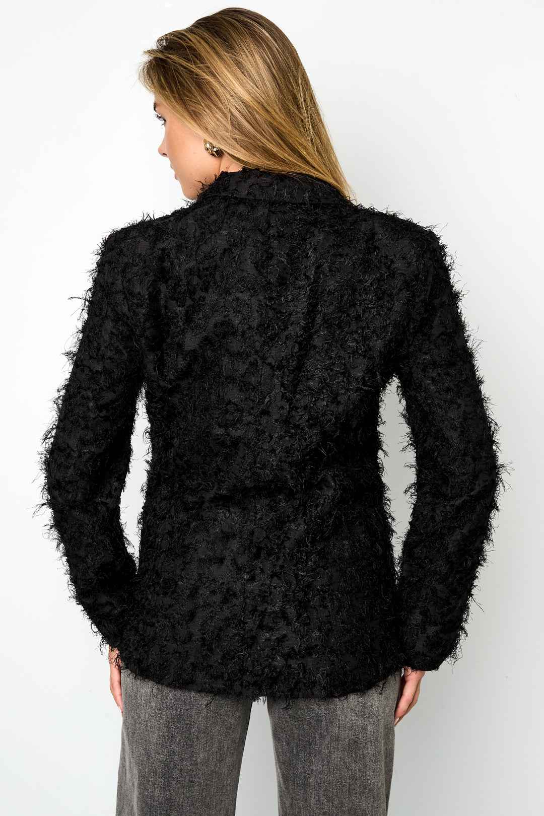 Blazer met textuur