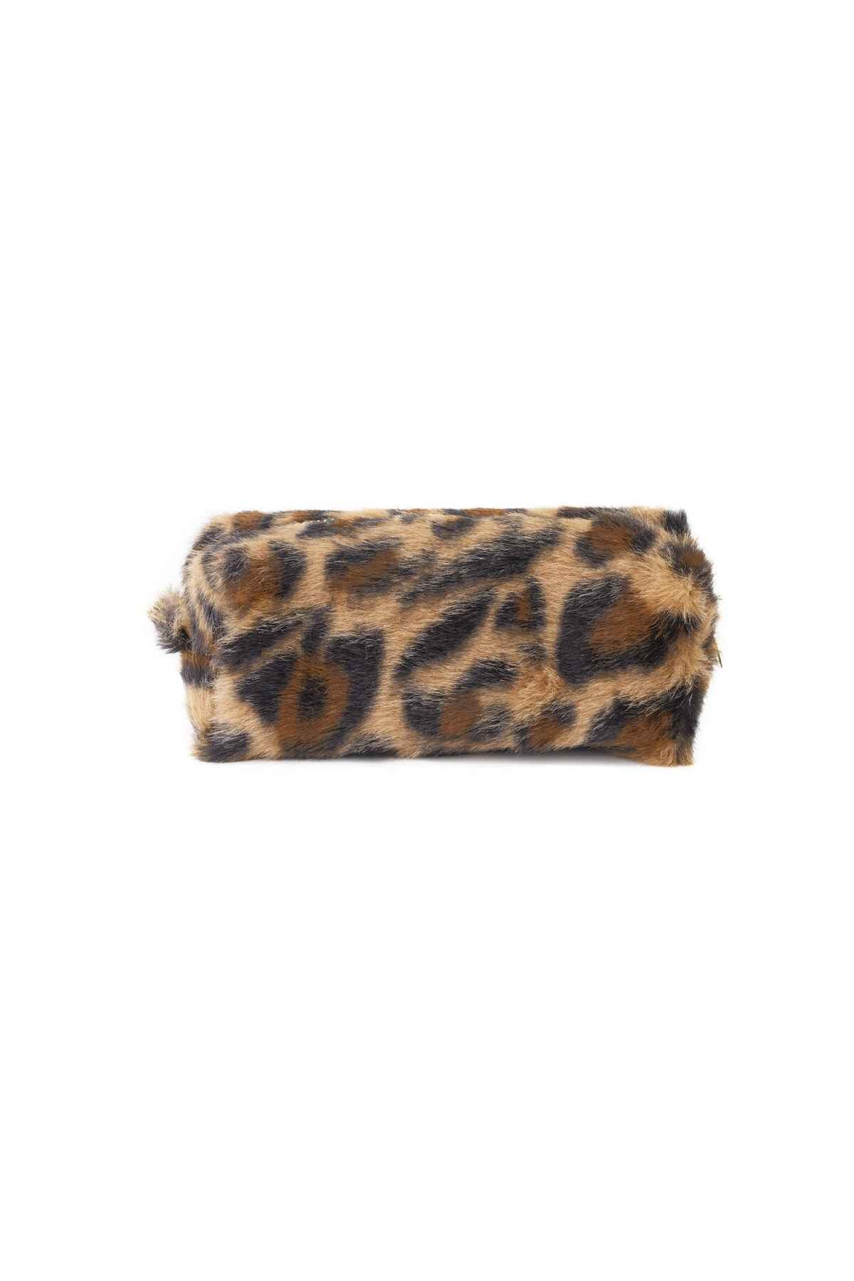 Stylish Leopard Print Makeup Bag for Women