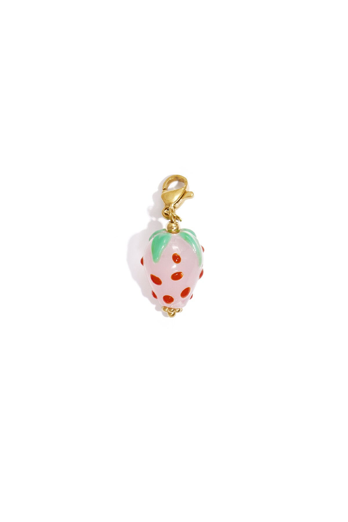 Chic Light Pink Resin Fruit Ring for Summer