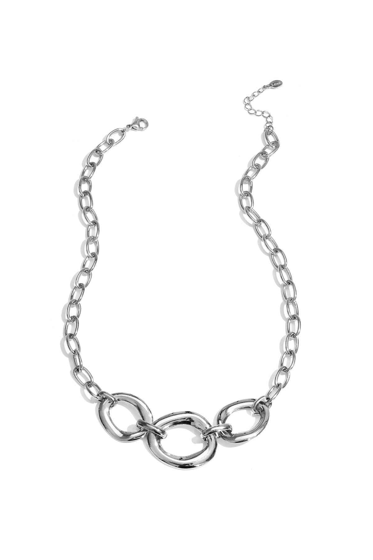 Ketting met ronde statement stukken