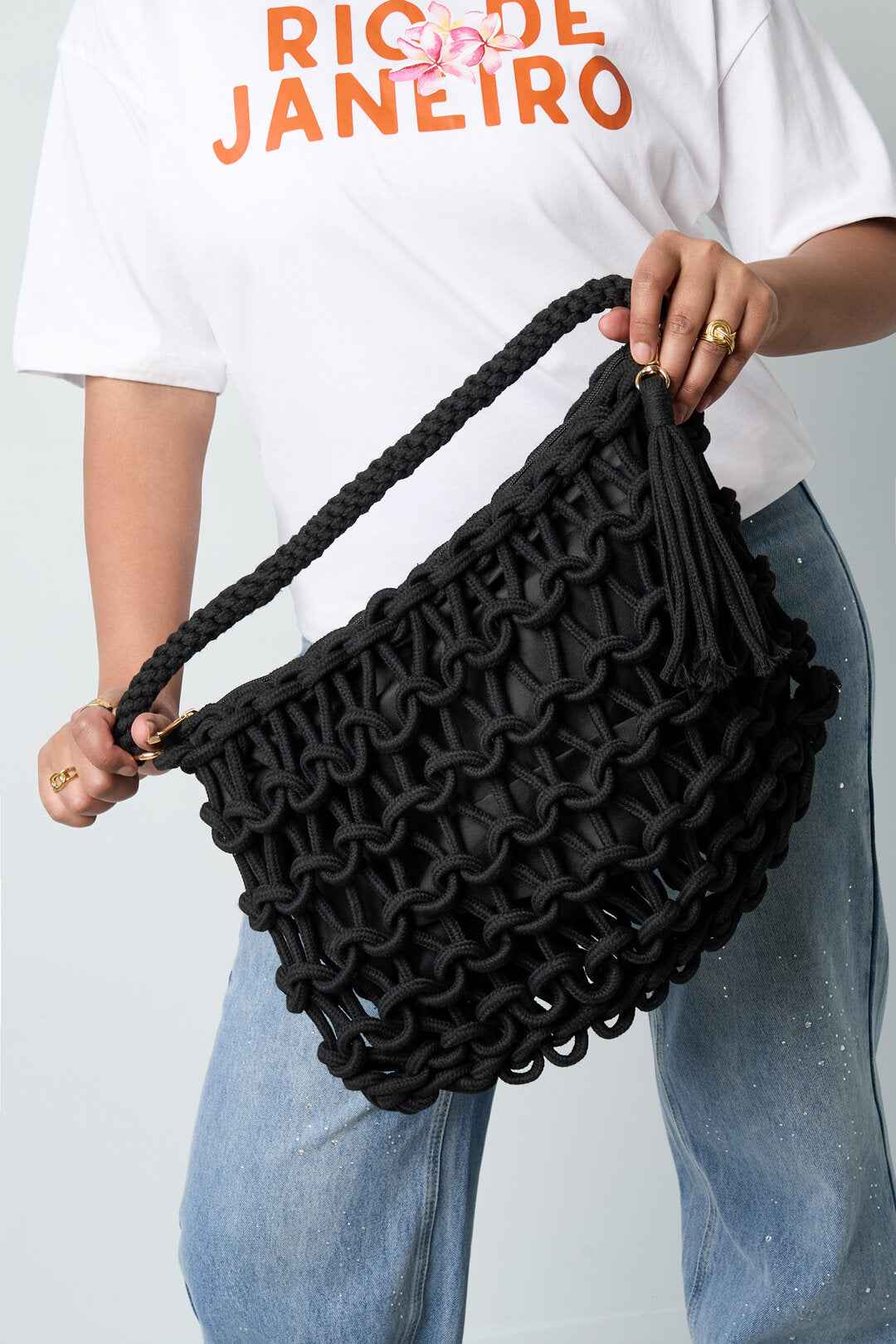 Strandtassen Effen Kleur Vakantie Katoen Vakantie/Strandaccessoires