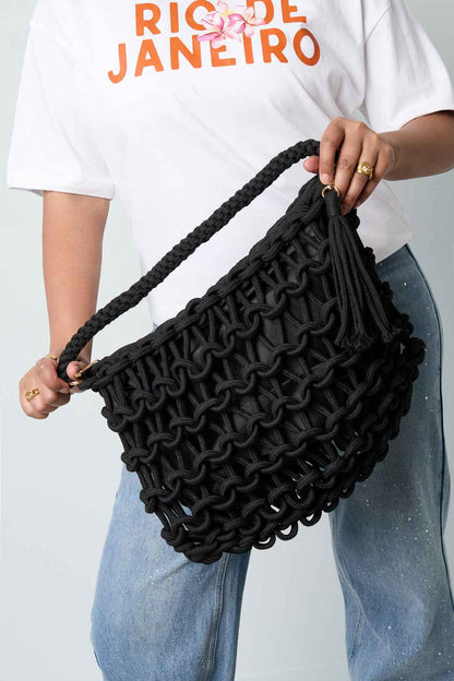 Strandtassen Effen Kleur Vakantie Katoen Vakantie/Strandaccessoires