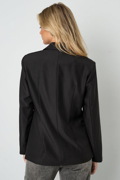 Elegant Winter Ladies' Suit Set in Black, Camel, Beige
