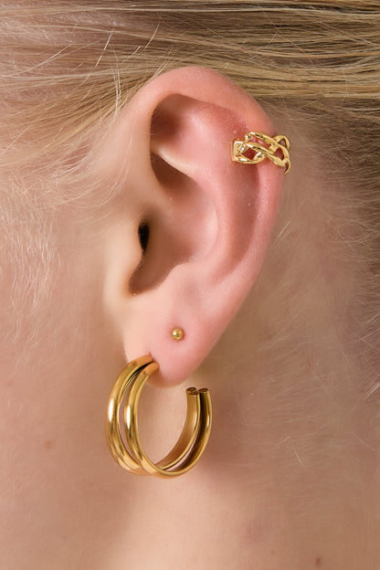 Chic Copper Ear Cuff - All Fit, Simple & Stylish