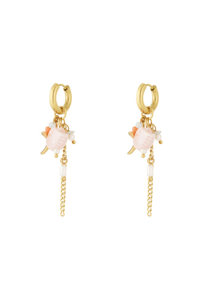Elegant Gold Drop Earrings for Spring/Summer
